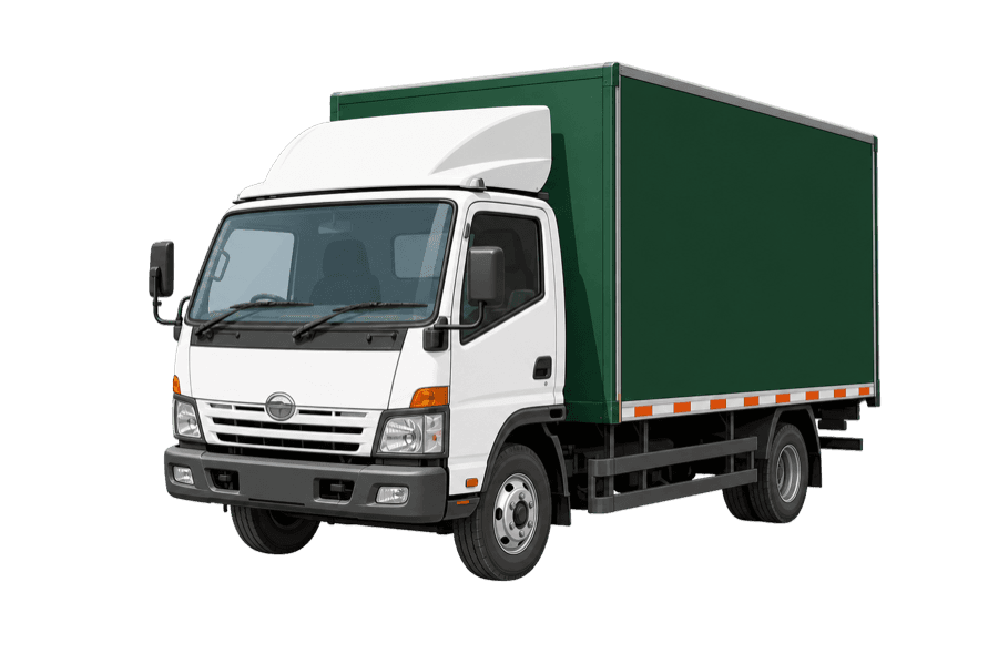 Illustrated transport truck for Nepal delivery